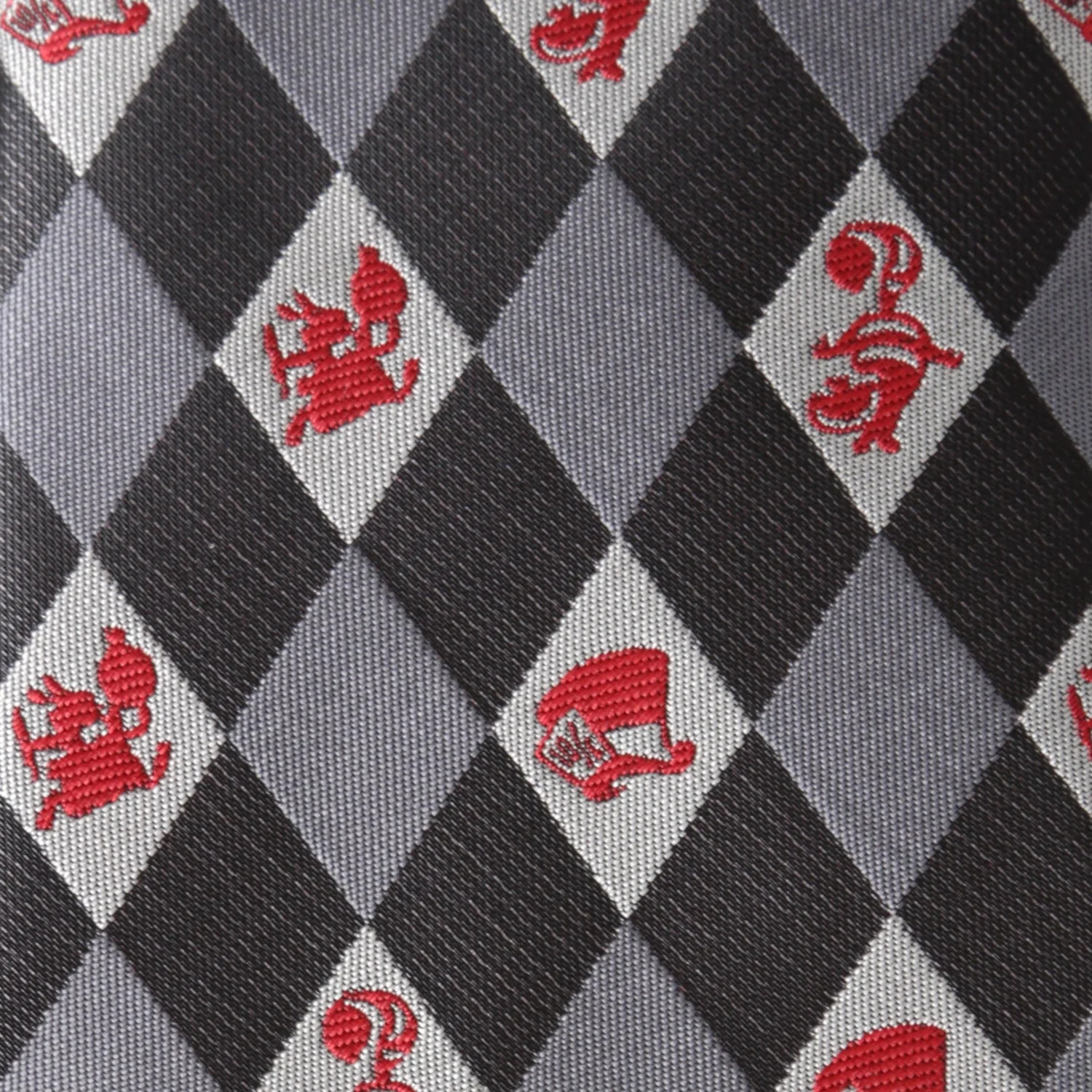 Disney Alice in Wonderland Gray Men's Tie - Image 6