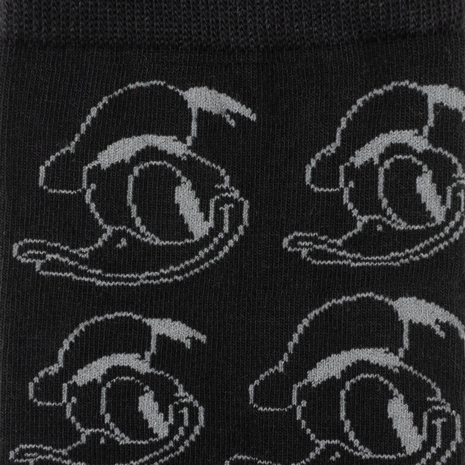 Disney Donald Duck Patterned Black Socks and Mickey Mouse Blue Lapel Pin Gift Set - Image 3