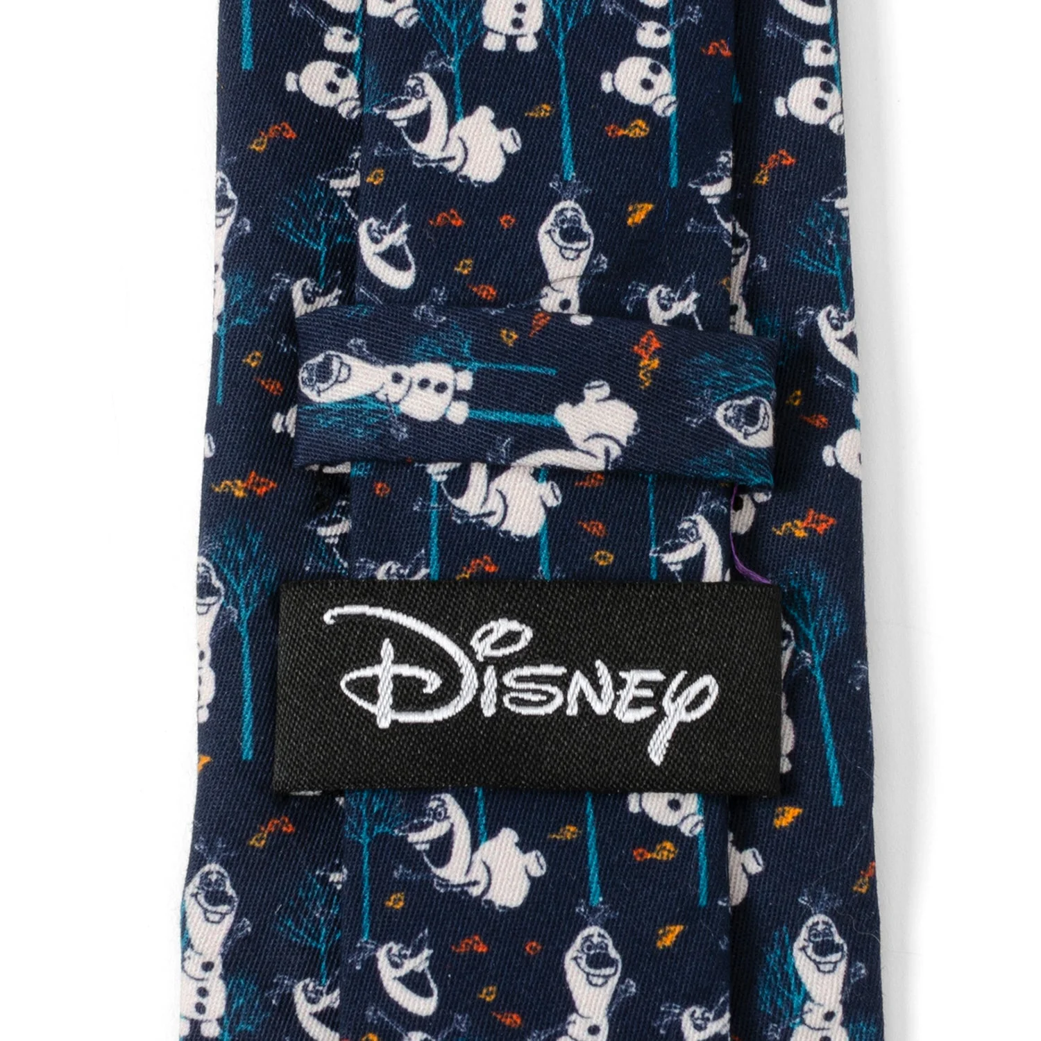 Disney Frozen Olaf Navy Pattern Men's Tie - Image 5