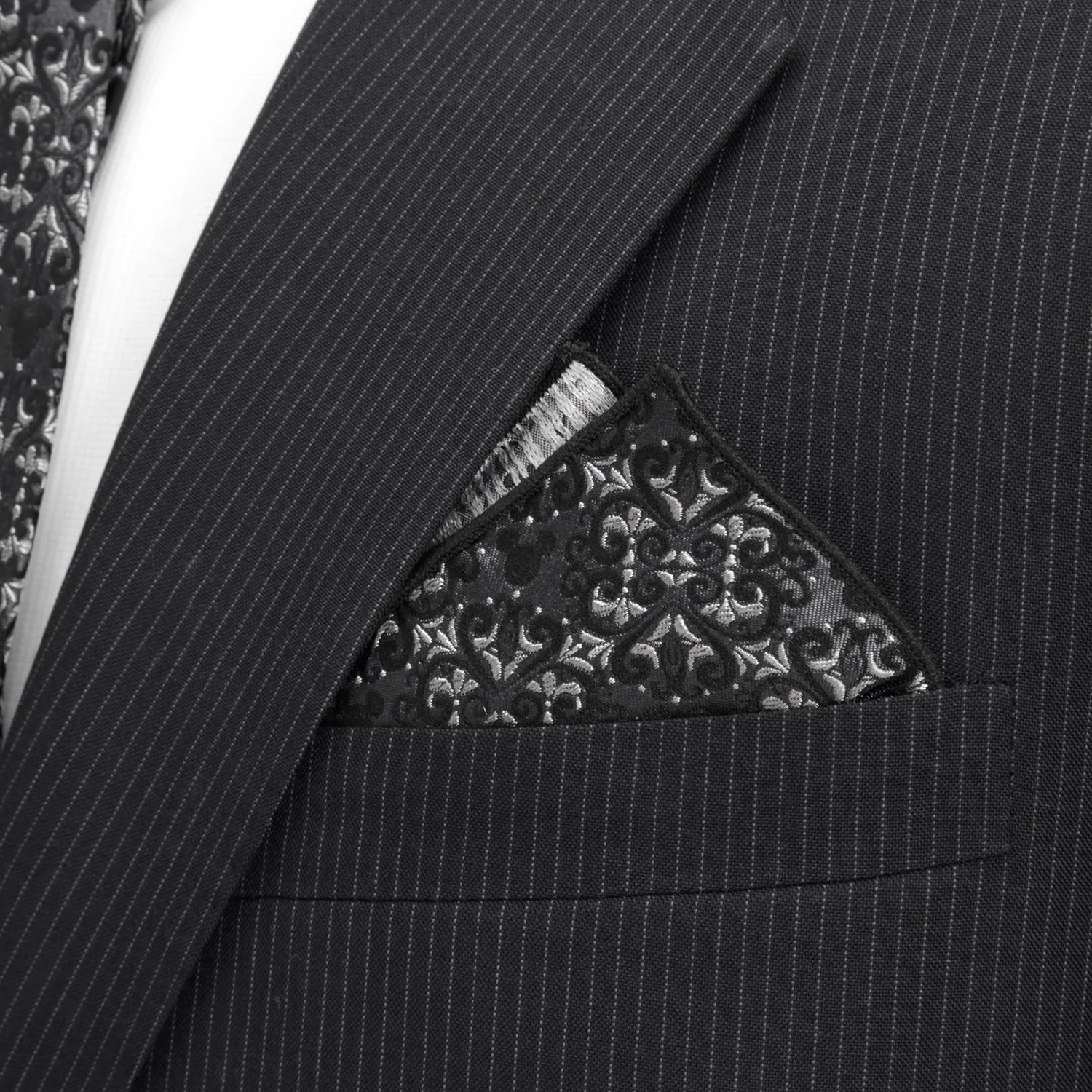Disney Mickey Mouse Damask Pocket Square and Bow Tie Gift Set - Image 9