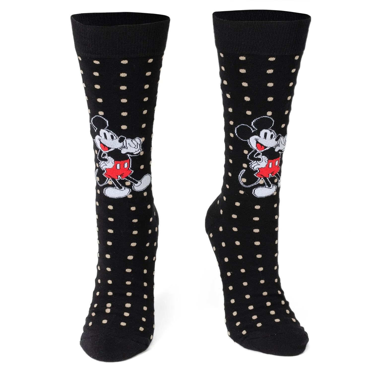 Disney Mickey Mouse Dot Socks and Blue Lapel Pin Gift Set - Image 2