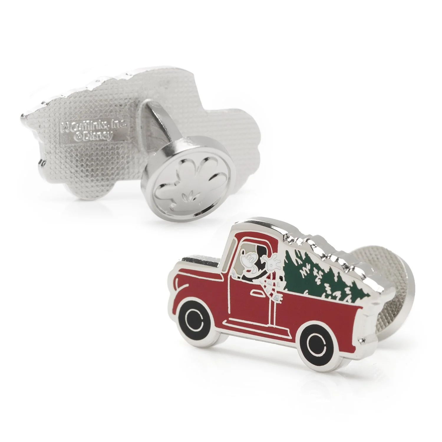 Disney Mickey Mouse Holiday Truck Cufflinks - Image 2