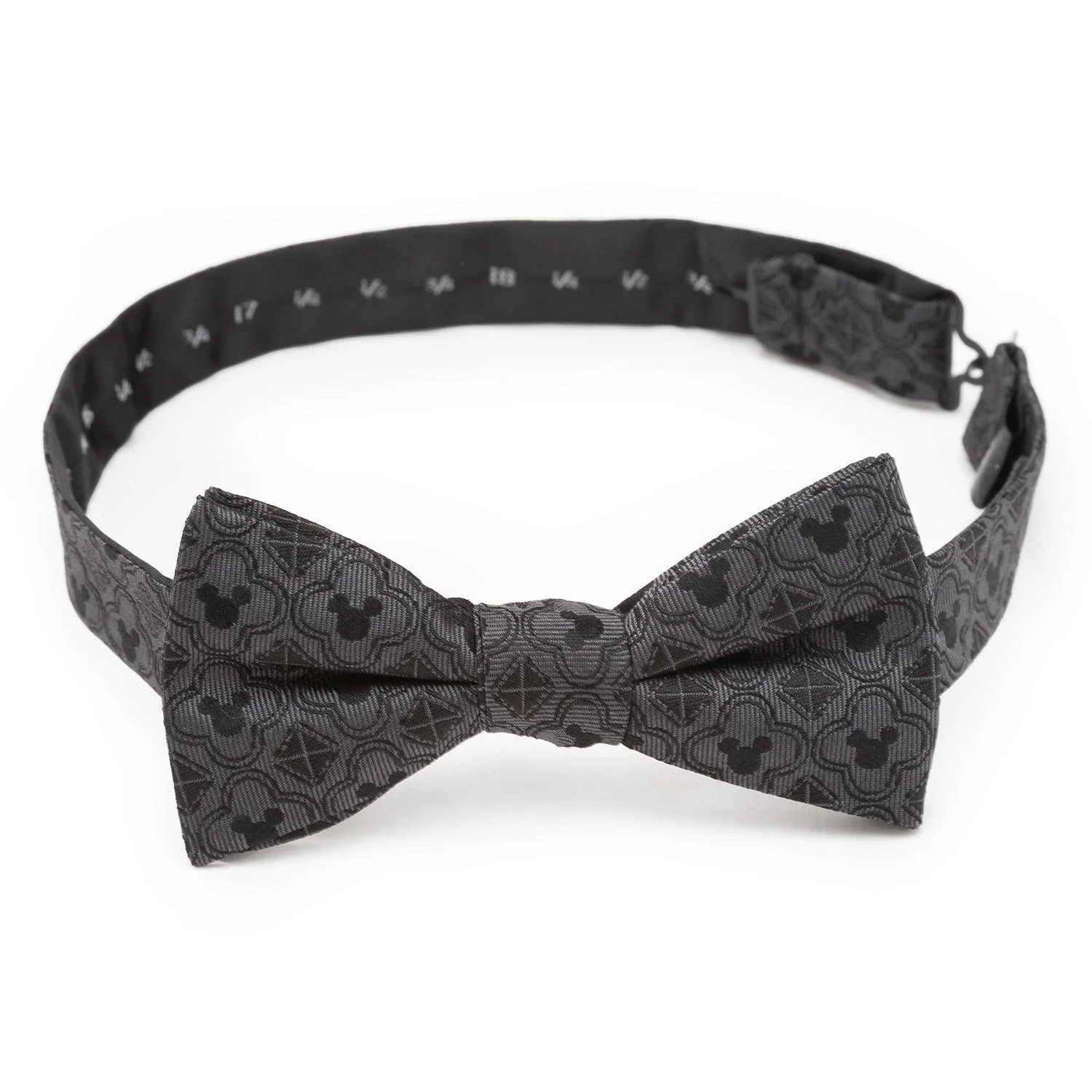 Disney Mickey Mouse Pattern Black Bow Tie - Image 4