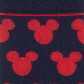 Disney Mickey Mouse Silhouette Blue Sock and Mickey Blue Lapel Pin Gift Set - Image 3