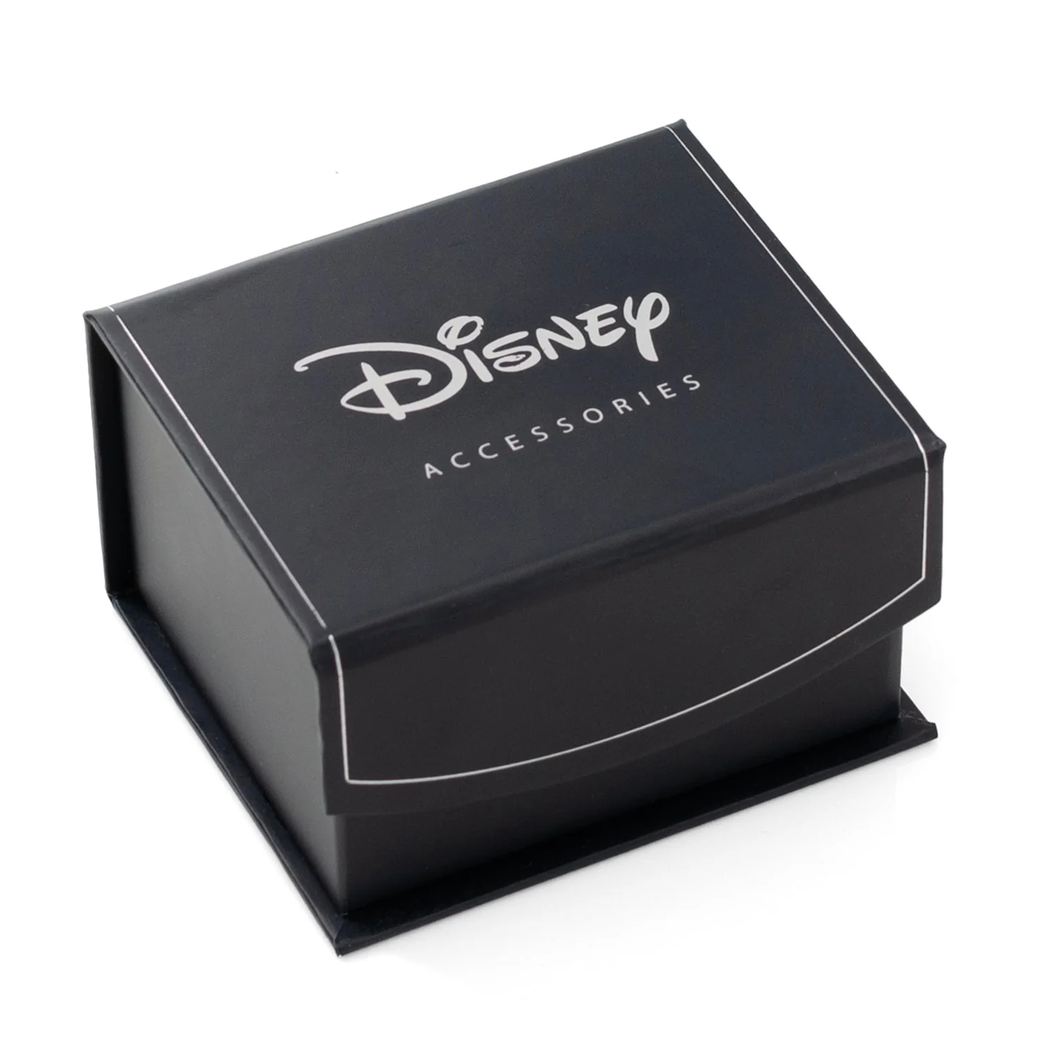 Disney Mickey Mouse Silhouette Cutout Silver Tie Bar - Image 4