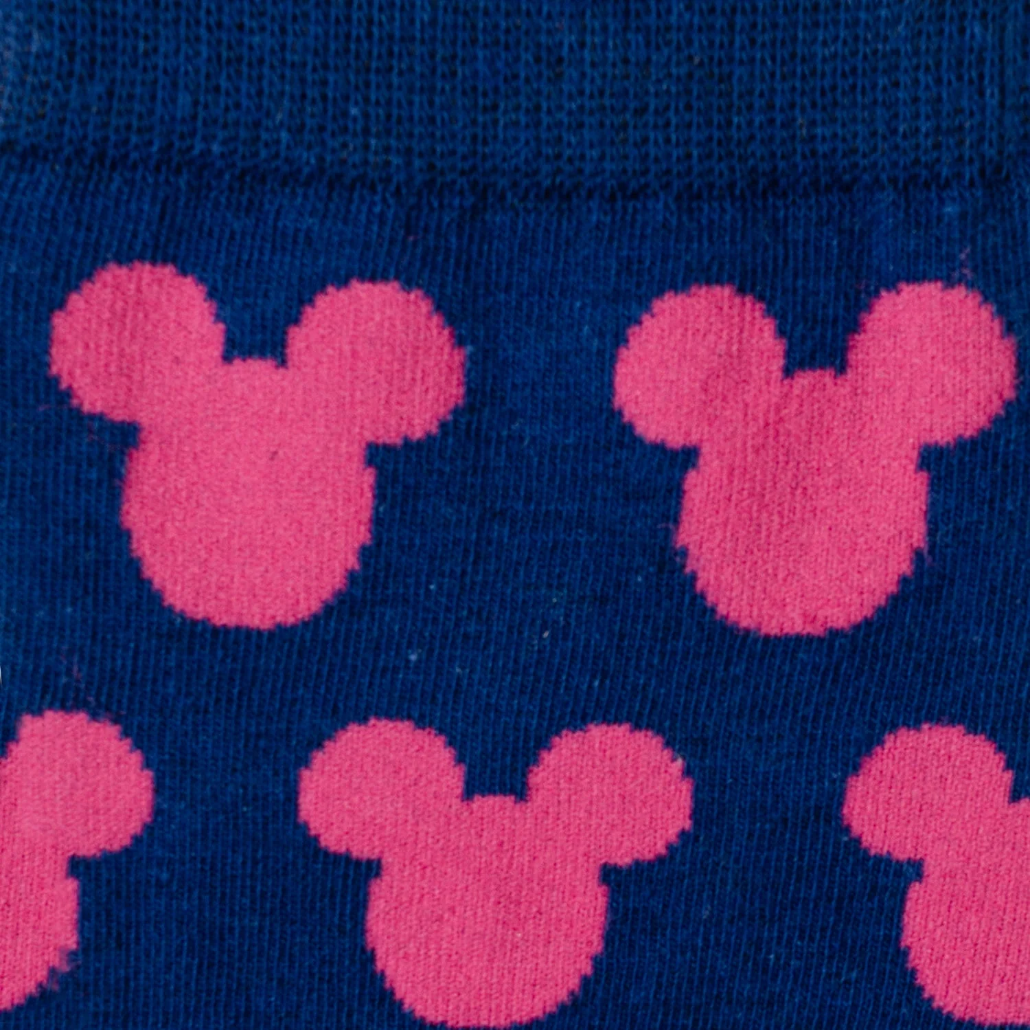 Disney Mickey Mouse Silhouette Pink Sock and Mickey Blue Lapel Pin Gift Set - Image 3