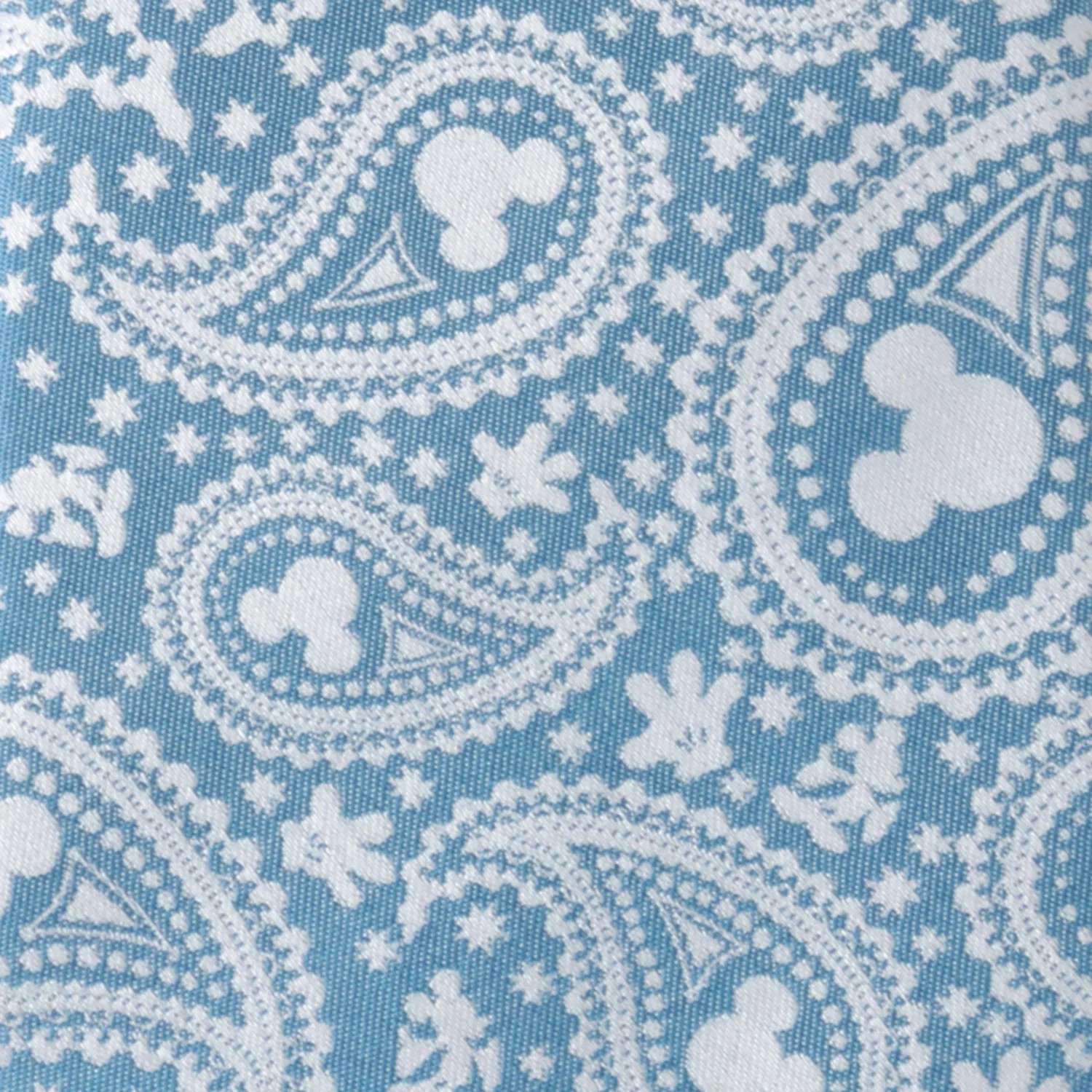Disney Mickey Mouse Teal Paisley Men's Tie - Image 5