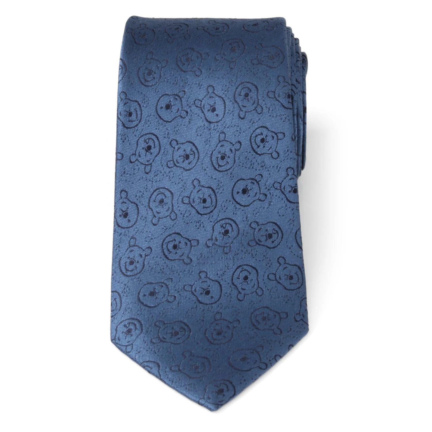 Disney Winnie the Pooh Blue Tonal Men's Tie - Image 3