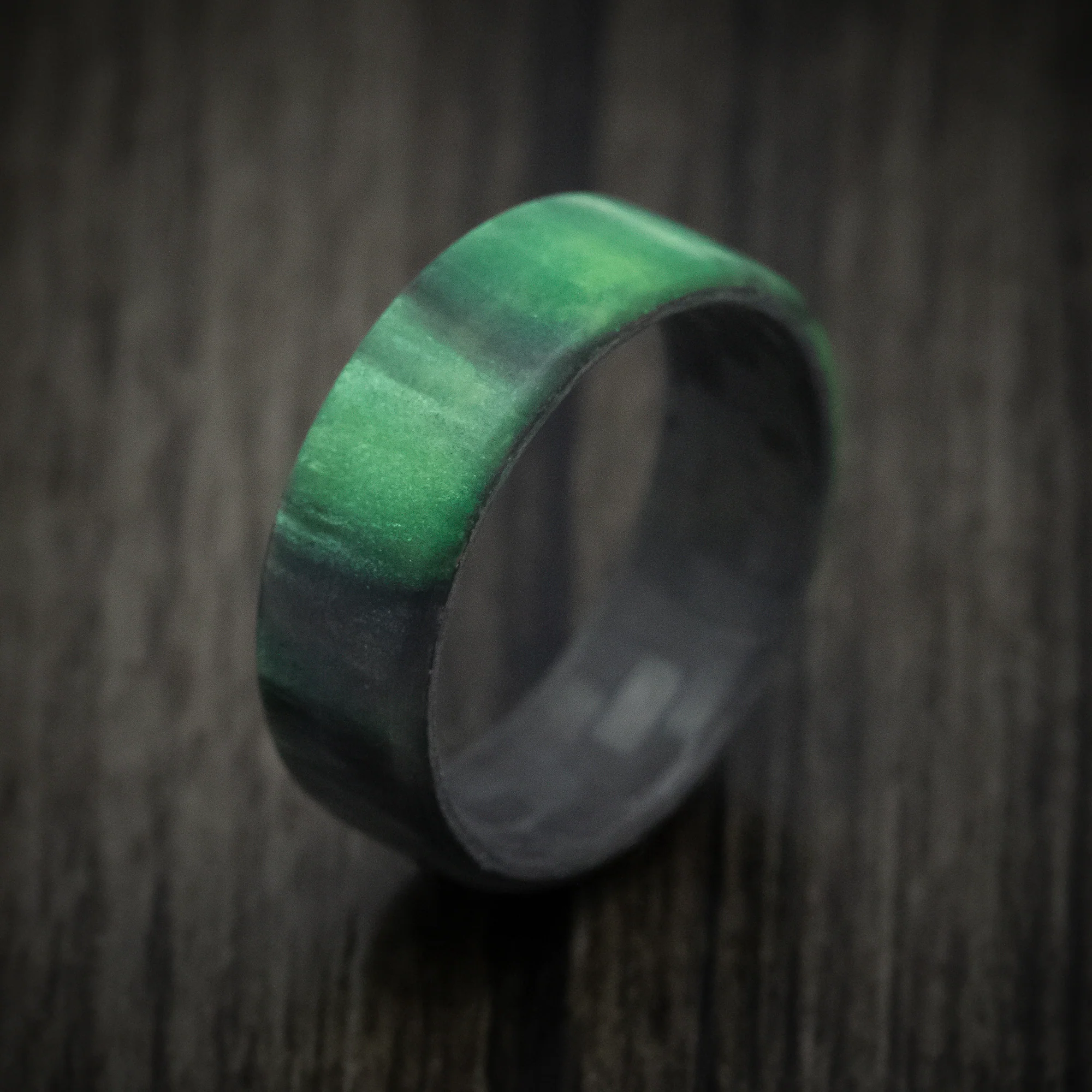 Emerald City DiamondCast and Carbon Fiber Ring - Image 3