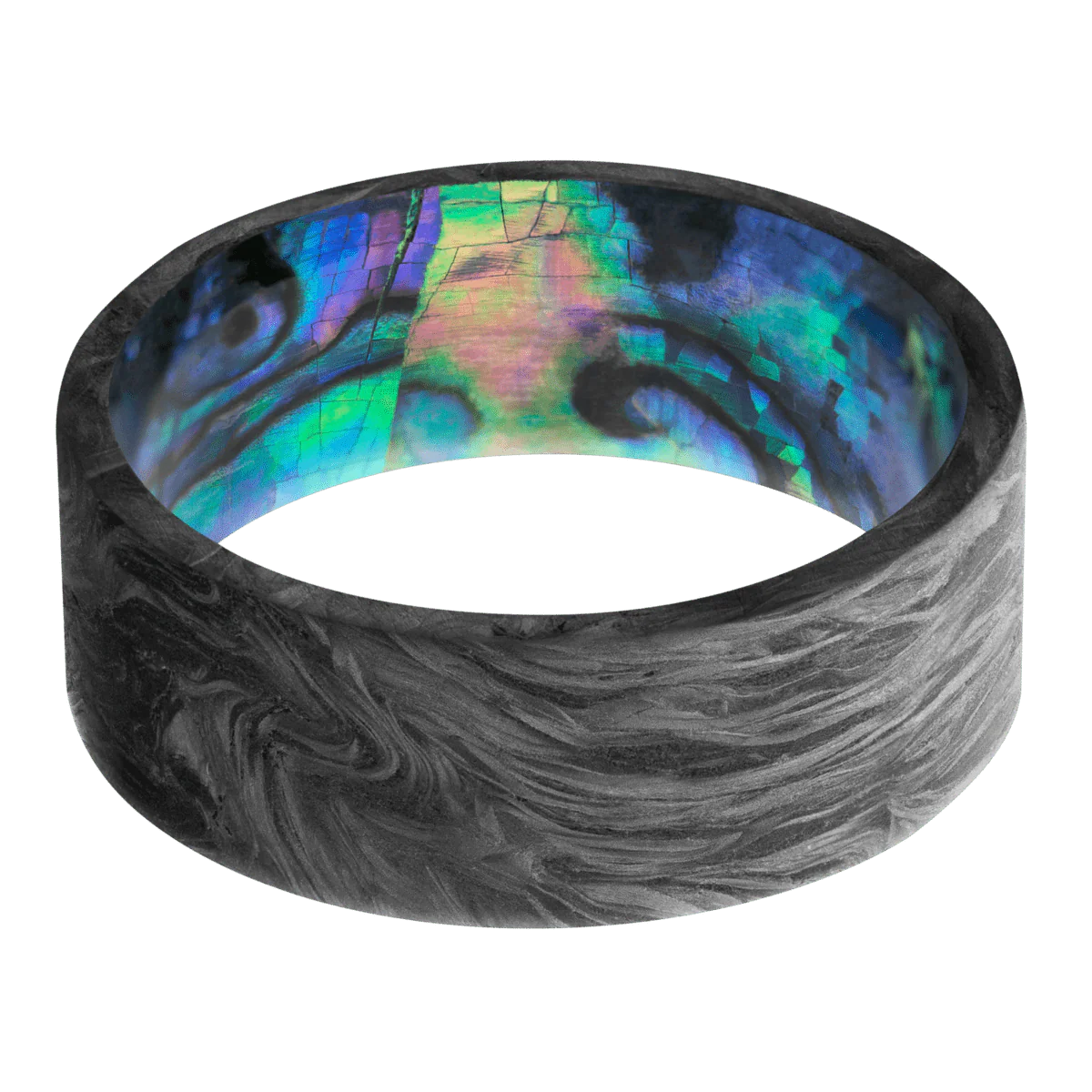Forged Carbon Fiber + None Finish + Abalone - Image 3
