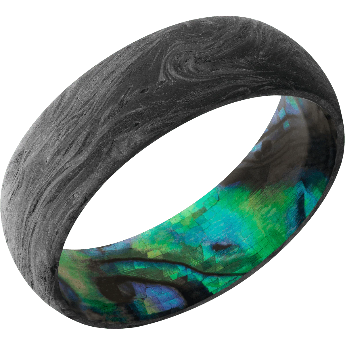 Forged Carbon Fiber + None Finish + Abalone - Image 2