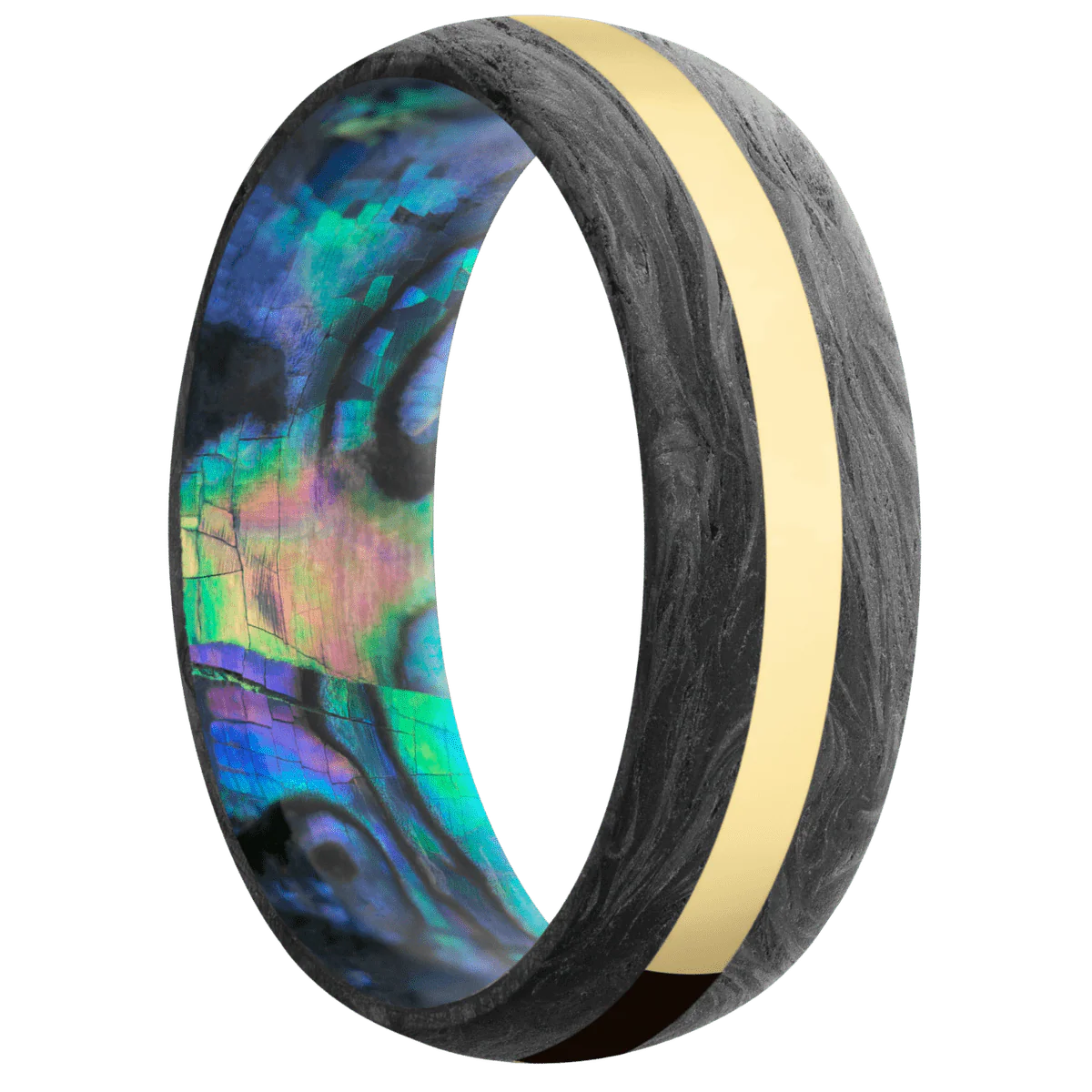 Forged Carbon Fiber + None Finish + Abalone