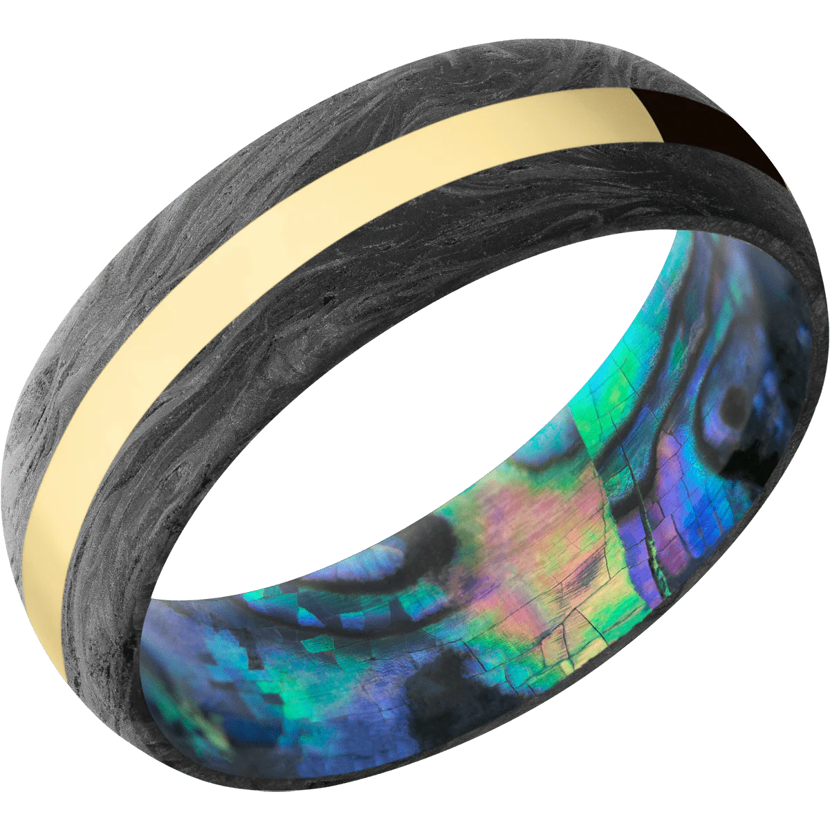 Forged Carbon Fiber + None Finish + Abalone - Image 2