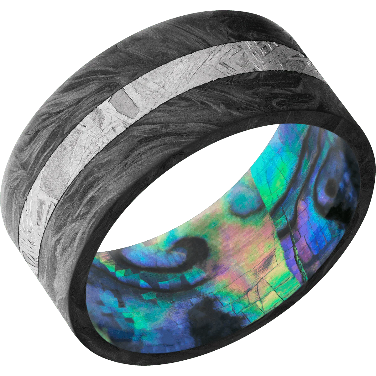 Forged Carbon Fiber + None Finish + Abalone - Image 2