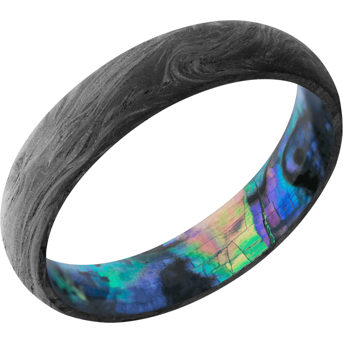 Forged Carbon Fiber + None Finish + Abalone - Image 2