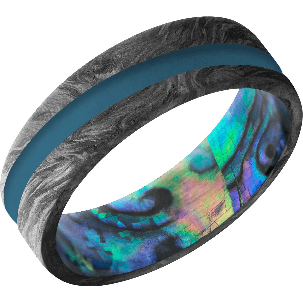 Forged Carbon Fiber + None Finish + Abalone - Image 2
