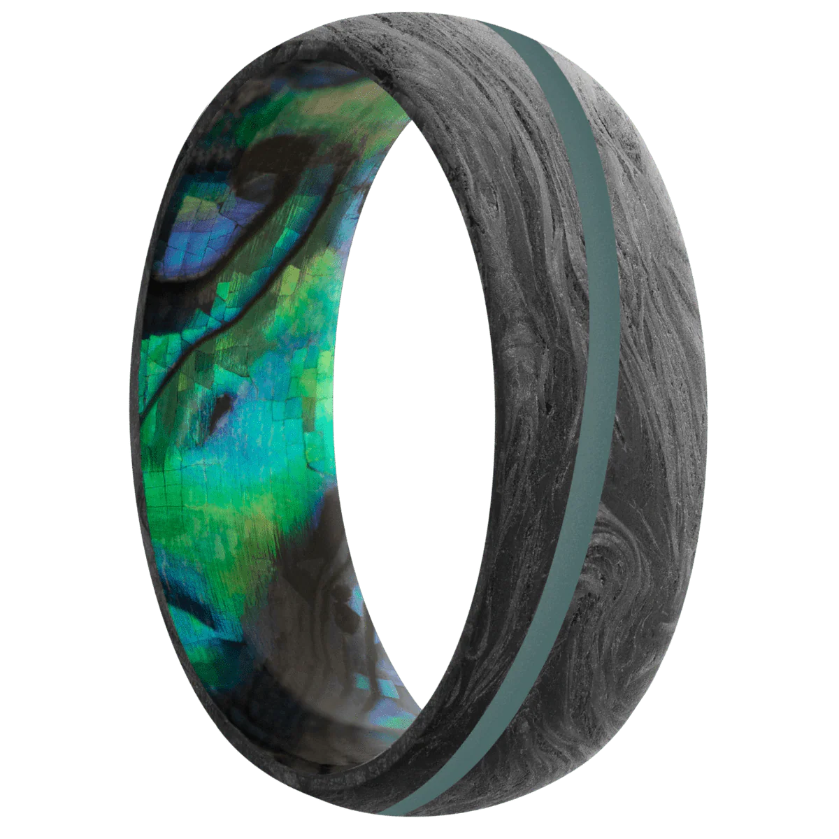 Forged Carbon Fiber + None Finish + Abalone