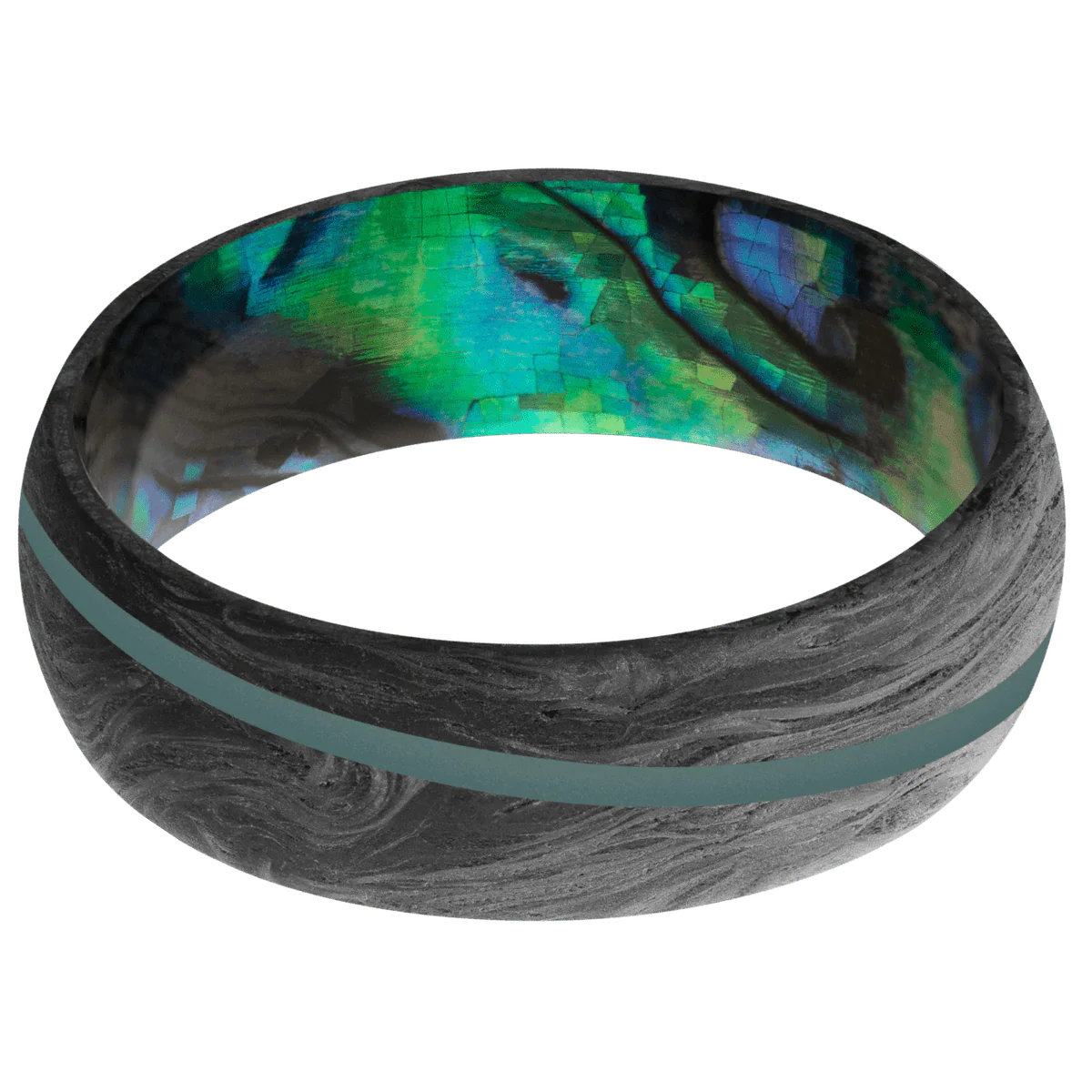 Forged Carbon Fiber + None Finish + Abalone - Image 3
