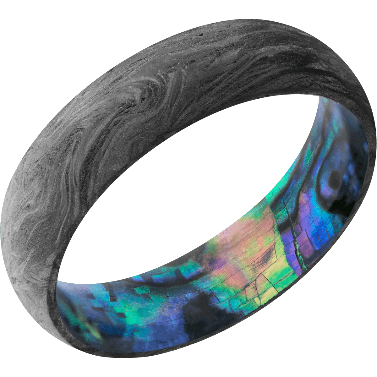 Forged Carbon Fiber + None Finish + Abalone - Image 2