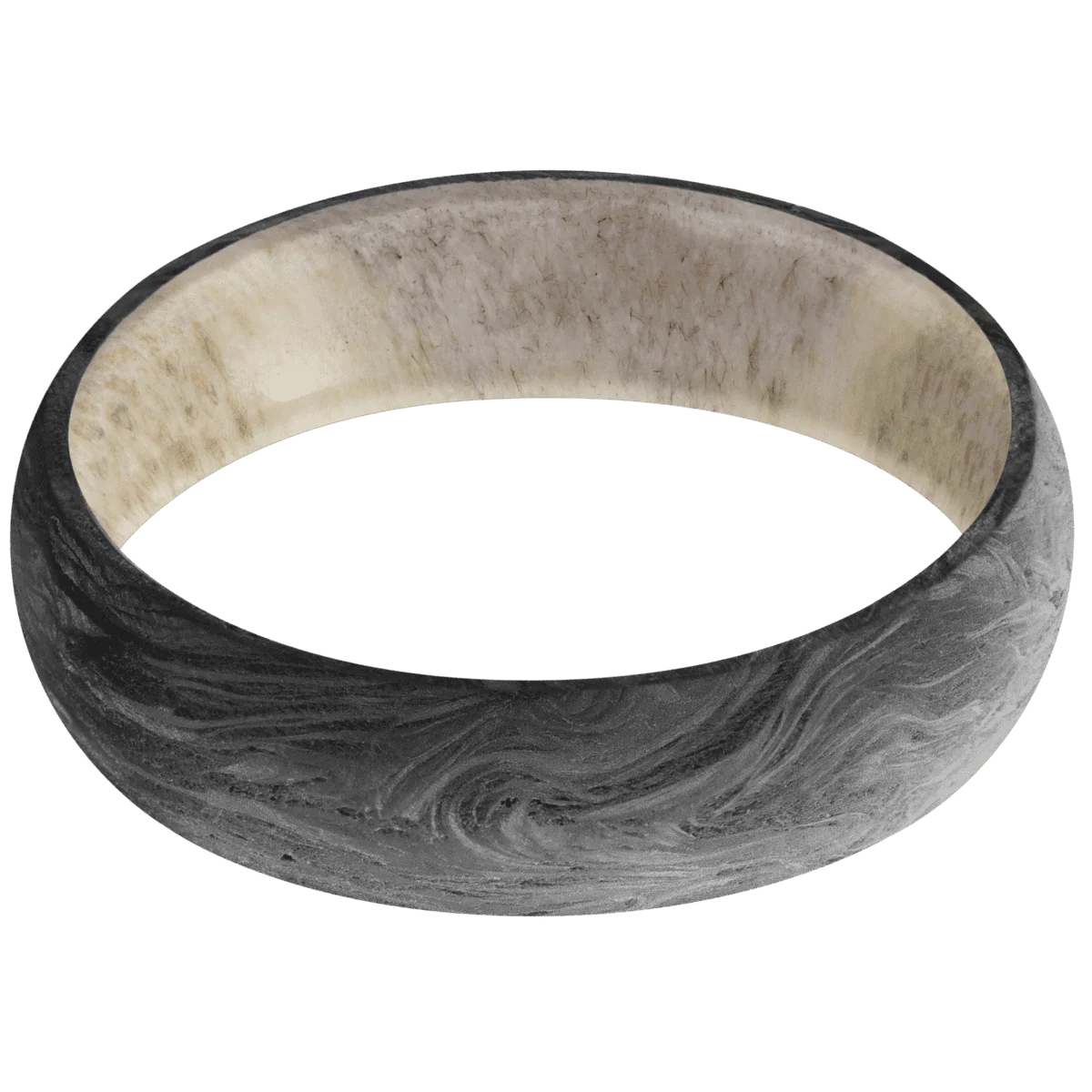 Forged Carbon Fiber + None Finish + Antler - Image 3