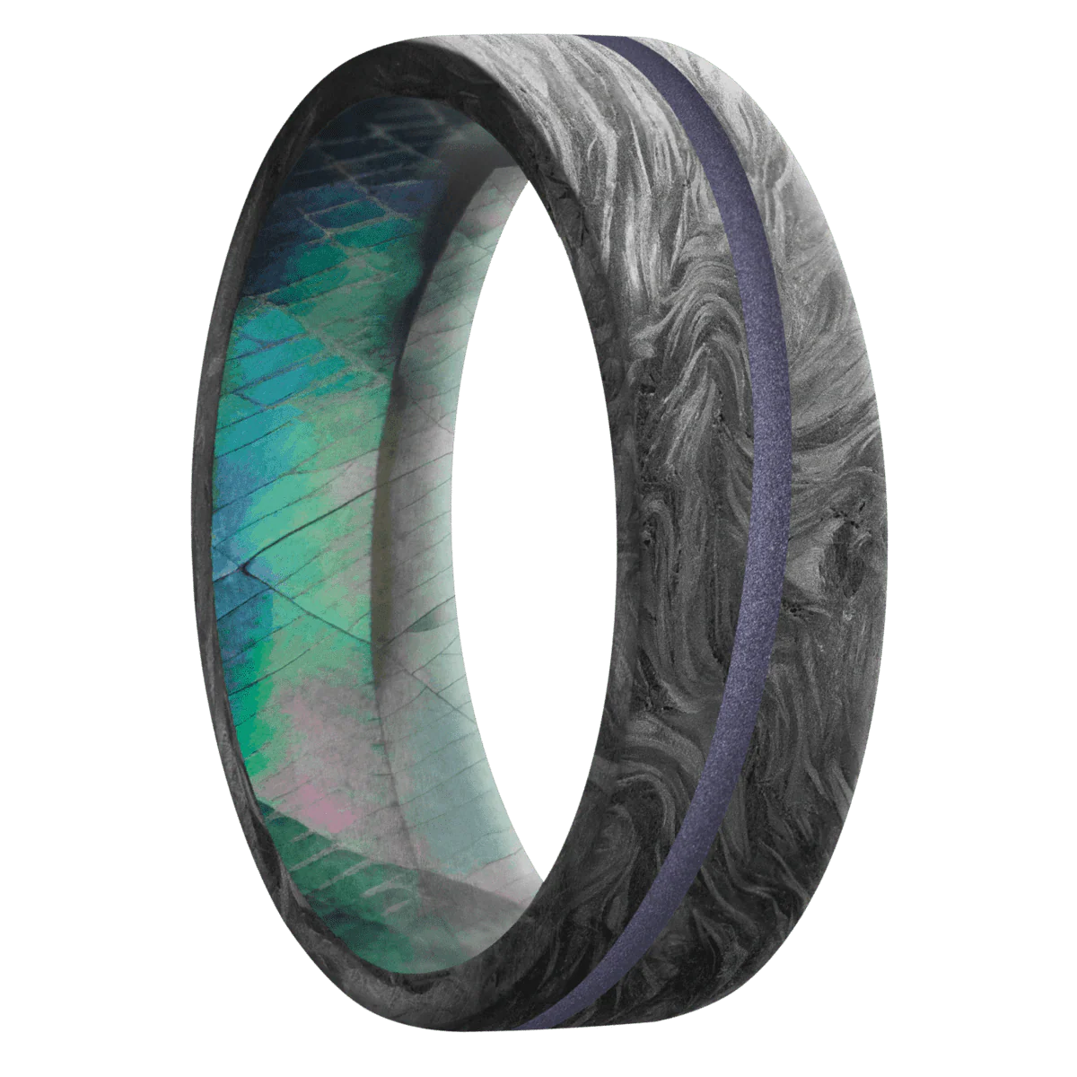 Forged Carbon Fiber + None Finish + Black Mother of Pearl
