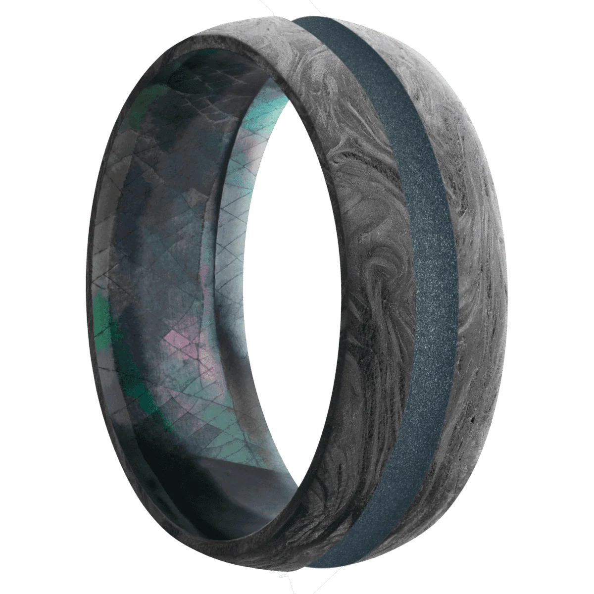 Forged Carbon Fiber + None Finish + Black Mother of Pearl