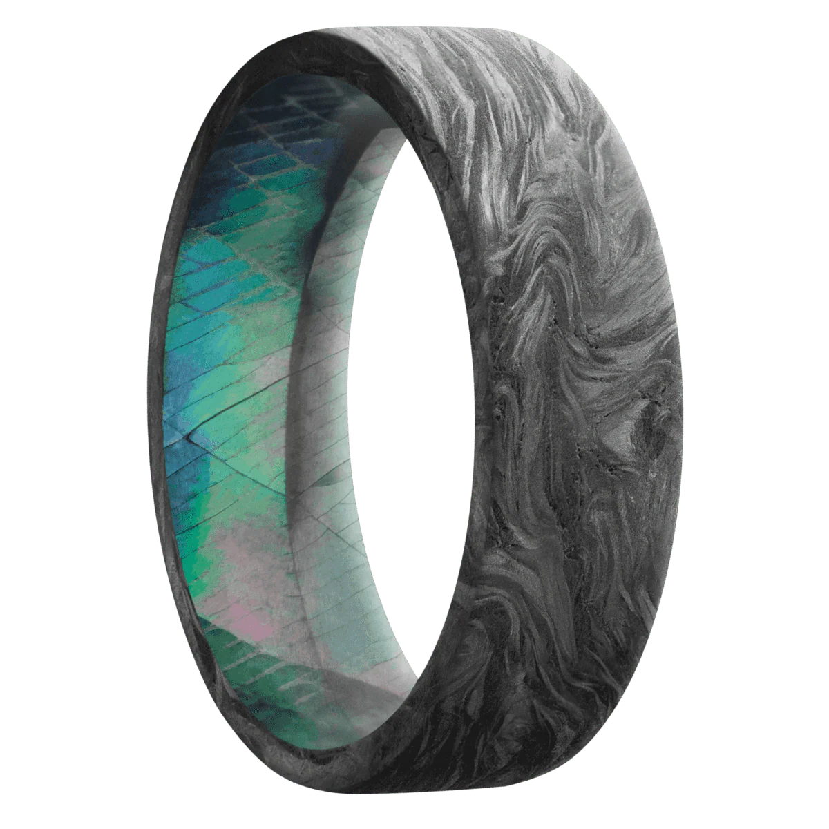 Forged Carbon Fiber + None Finish + Black Mother of Pearl
