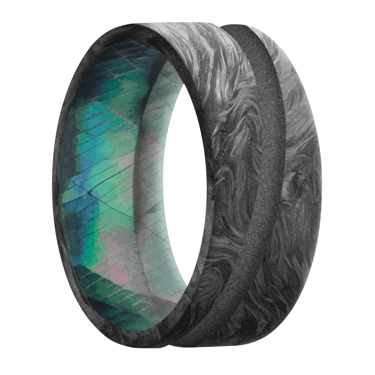 Forged Carbon Fiber + None Finish + Black Mother of Pearl