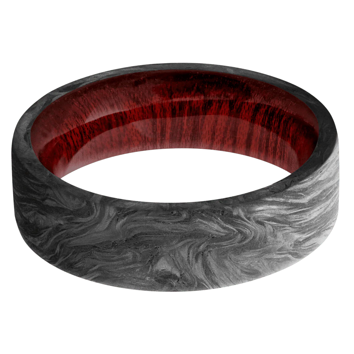 Forged Carbon Fiber + None Finish + Blood Wood - Image 3
