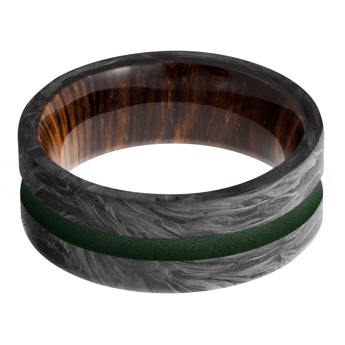 Forged Carbon Fiber + None Finish + Cocobolo - Image 3