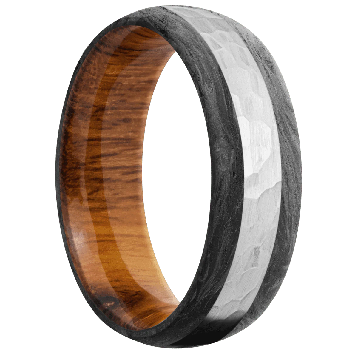Forged Carbon Fiber + None Finish + Desert Iron Wood