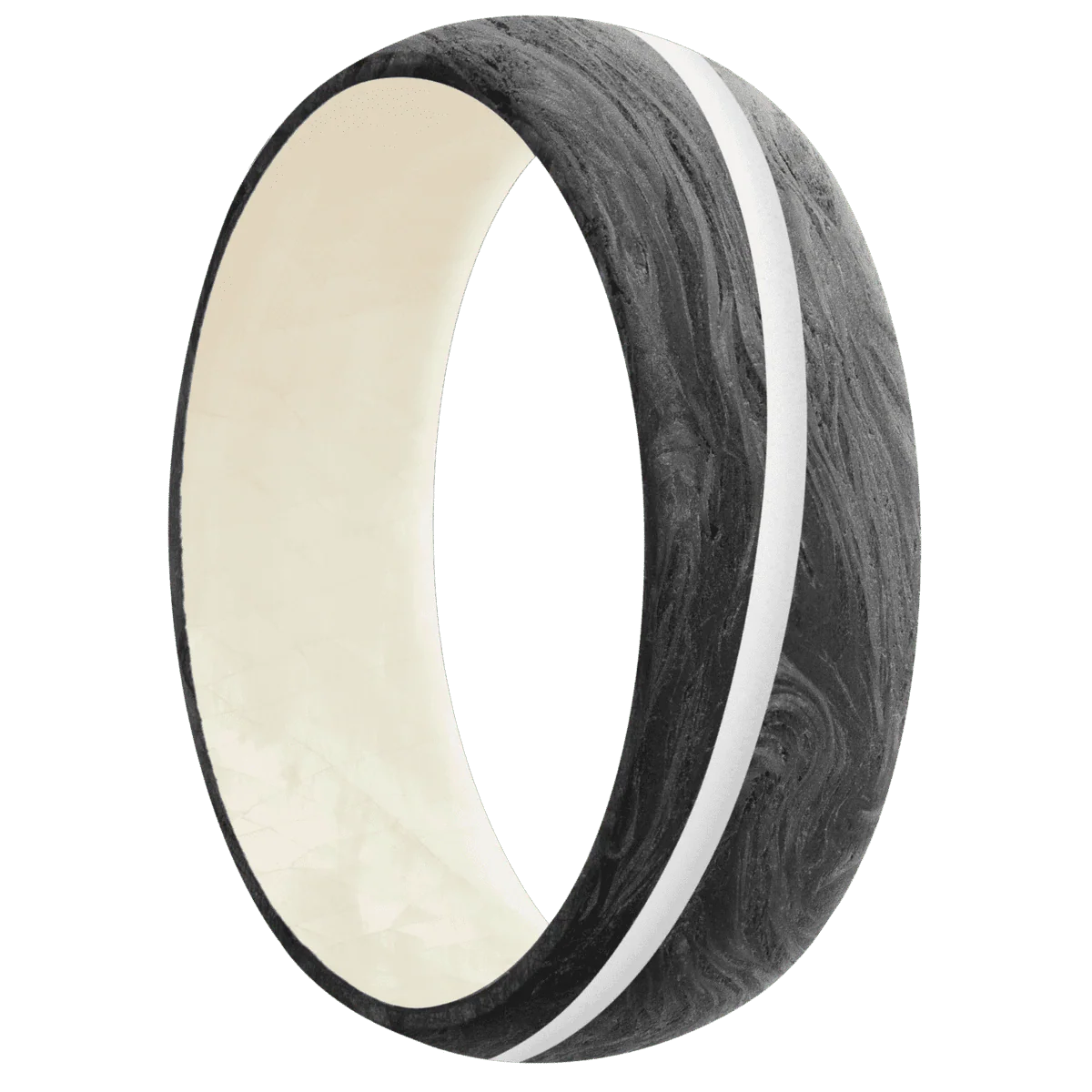 Forged Carbon Fiber + None Finish + Freshwater Mother of Pearl