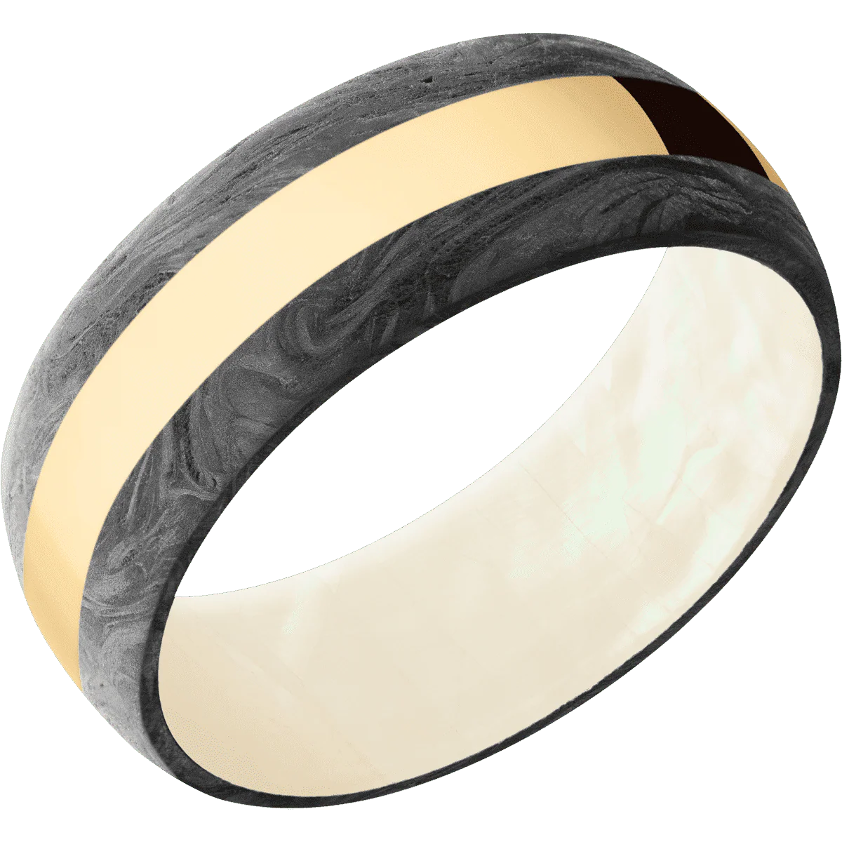 Forged Carbon Fiber + None Finish + Freshwater Mother of Pearl - Image 2