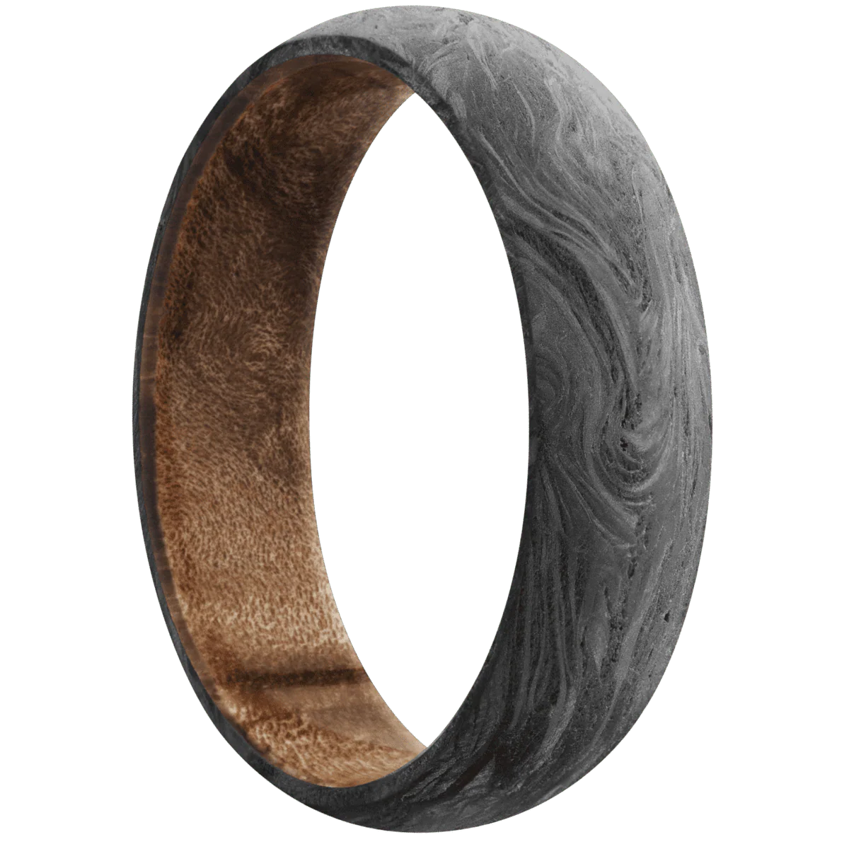Forged Carbon Fiber + None Finish + Maple Burl