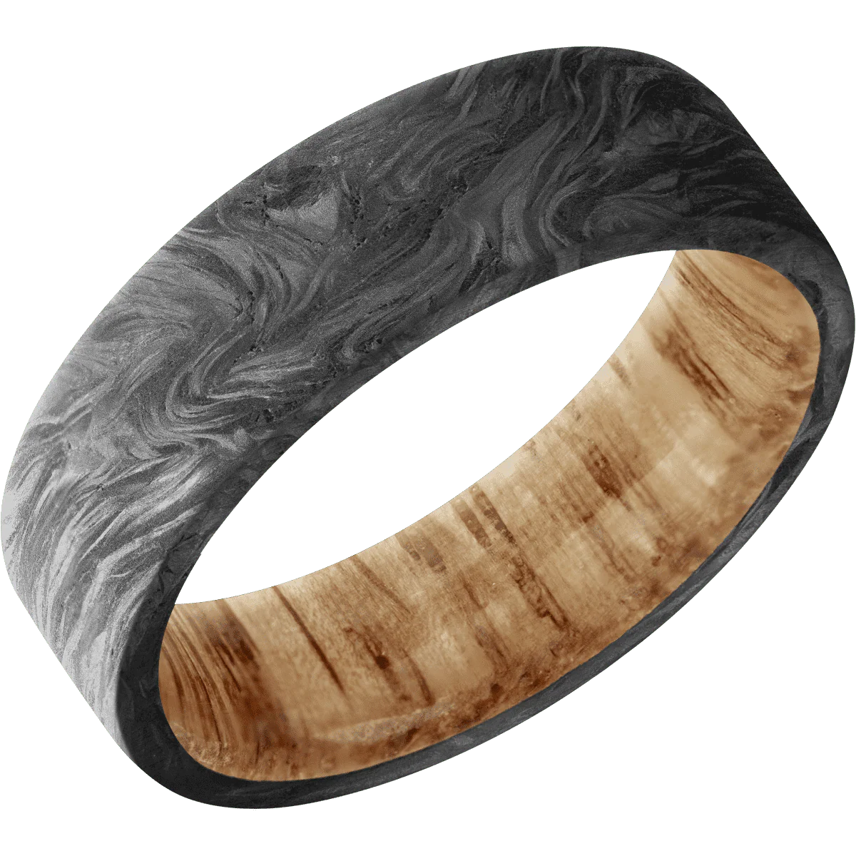 Forged Carbon Fiber + None Finish + Natural Oak - Image 2