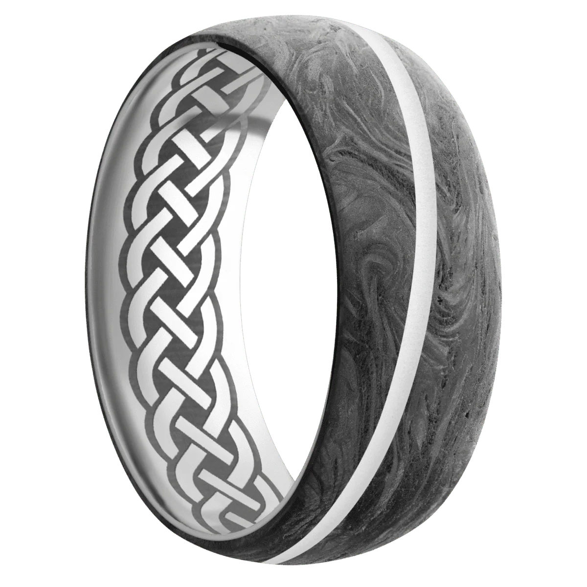 Forged Carbon Fiber + None Finish + Titanium