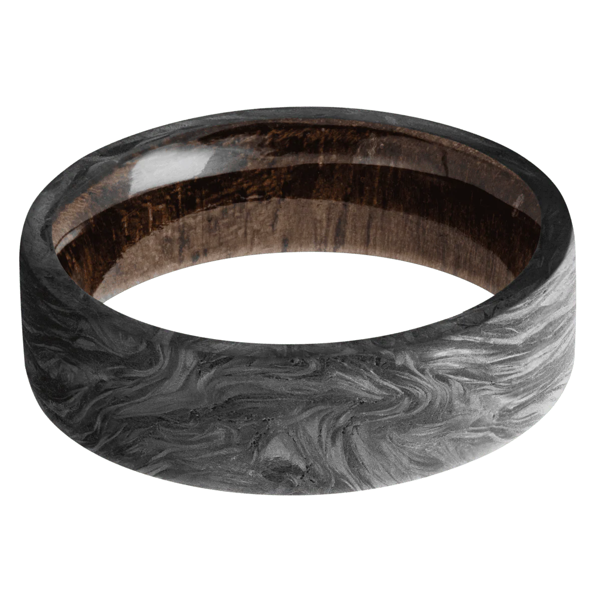 Forged Carbon Fiber + None Finish + Walnut - Image 3
