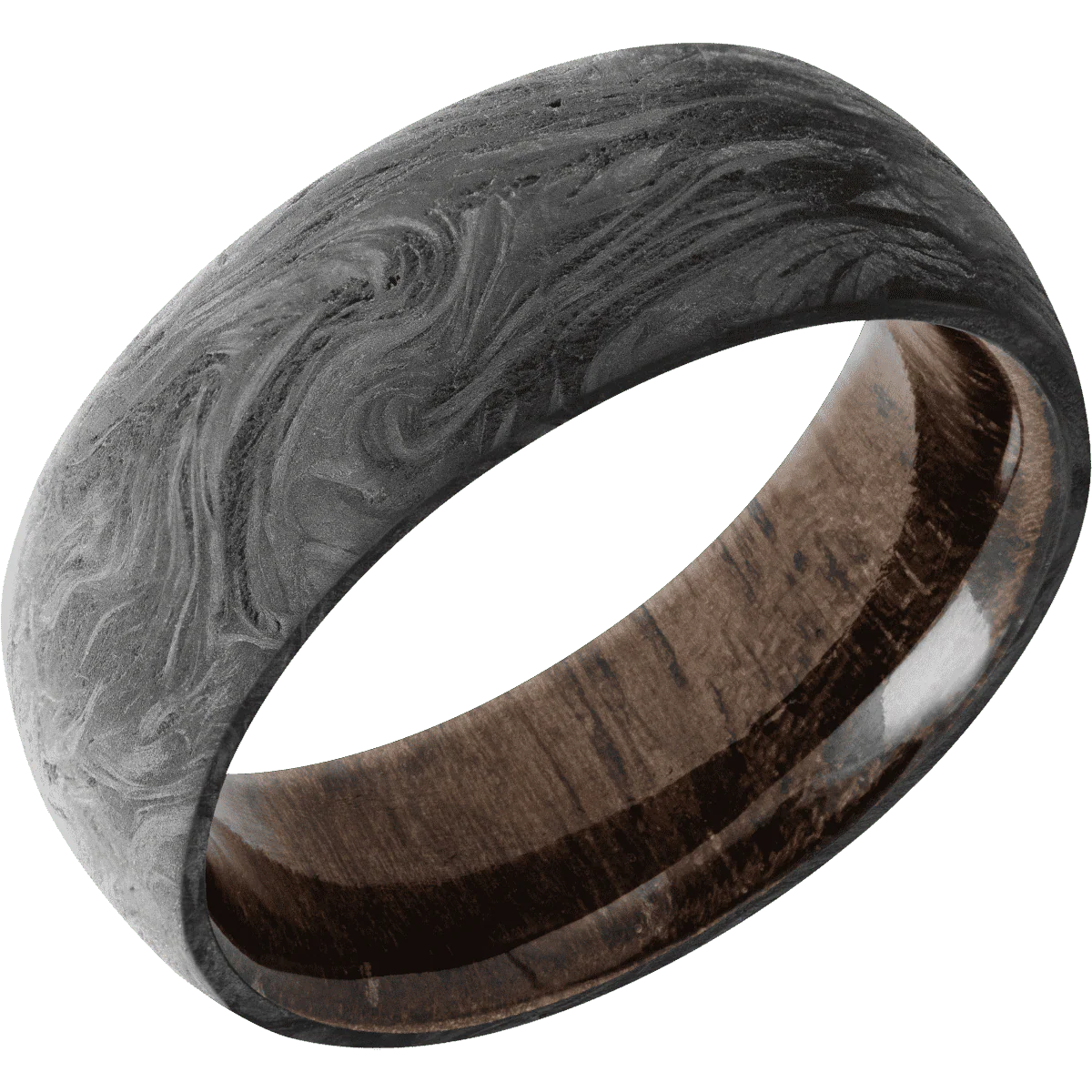 Forged Carbon Fiber + None Finish + Walnut - Image 2