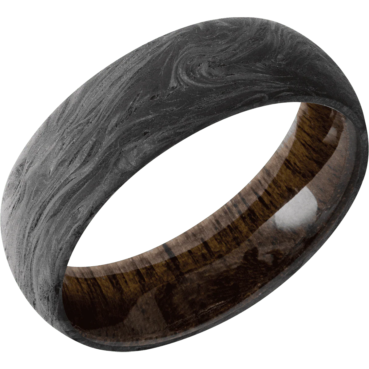 Forged Carbon Fiber + None Finish + Walnut - Image 2