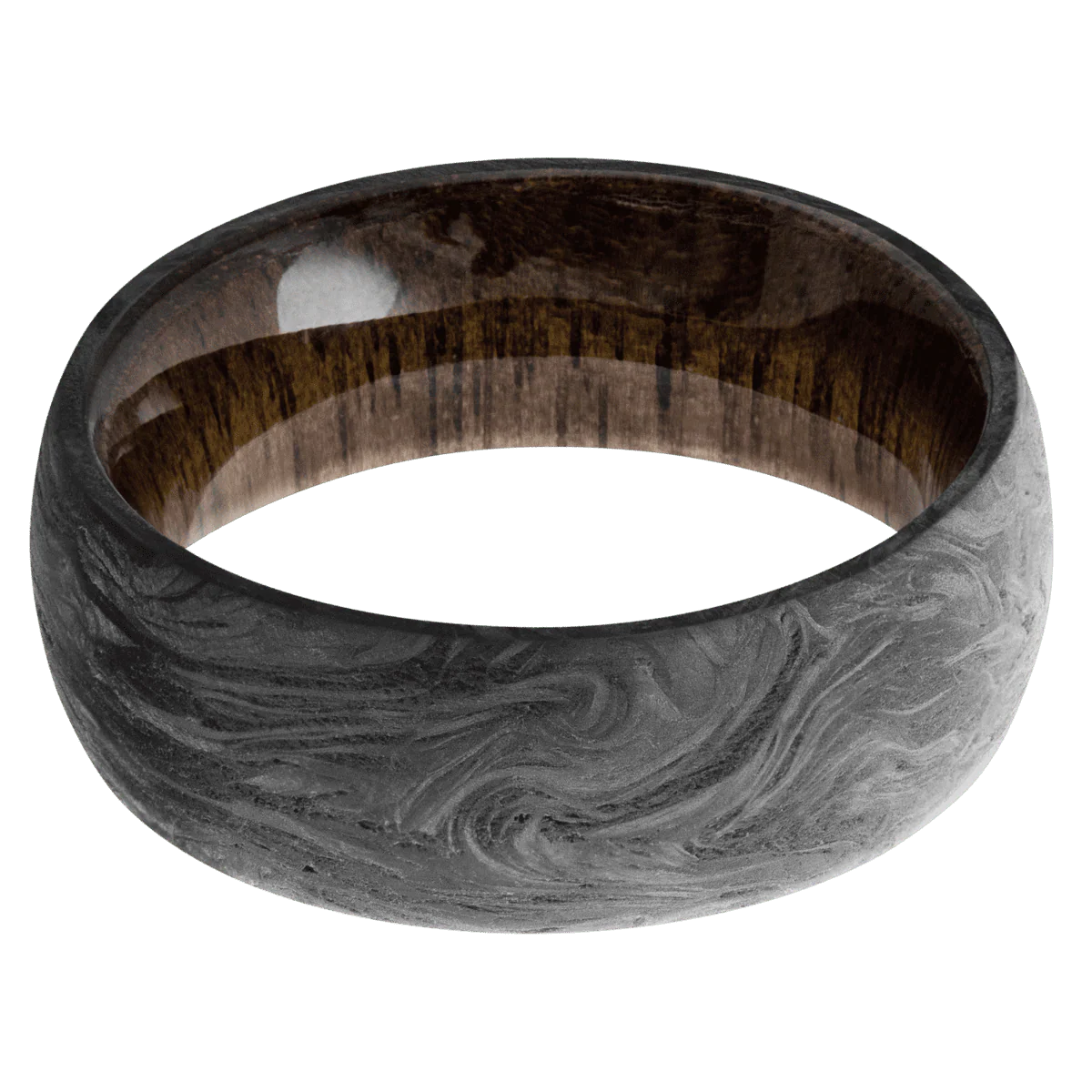 Forged Carbon Fiber + None Finish + Walnut - Image 3