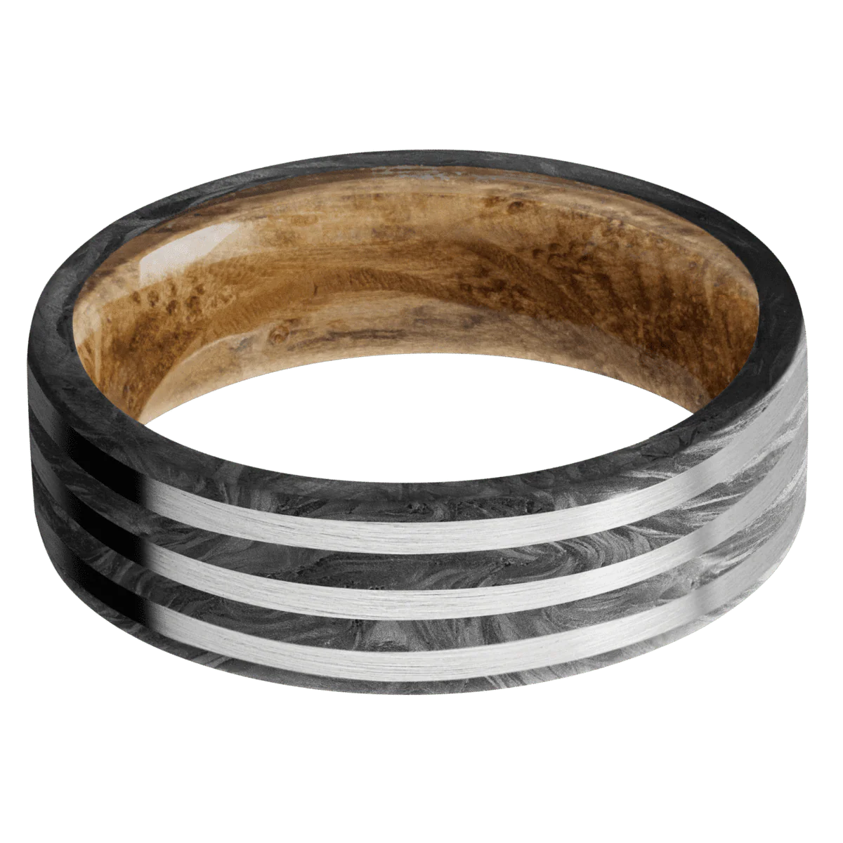 Forged Carbon Fiber + None Finish + Whiskey Barrel - Image 3