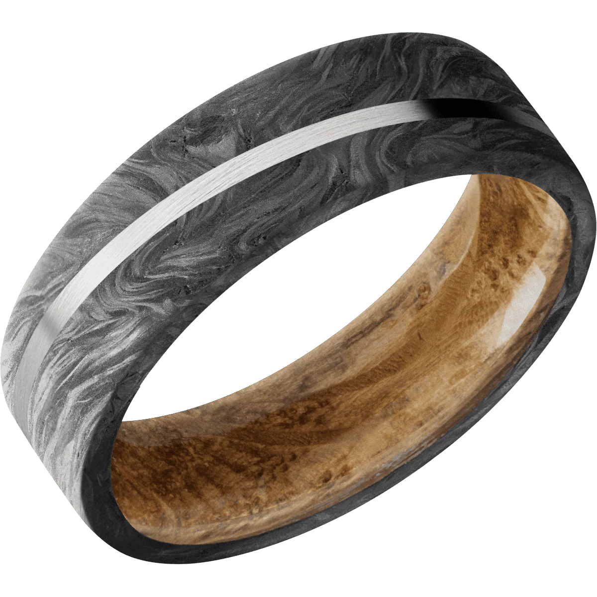 Forged Carbon Fiber + None Finish + Whiskey Barrel - Image 2