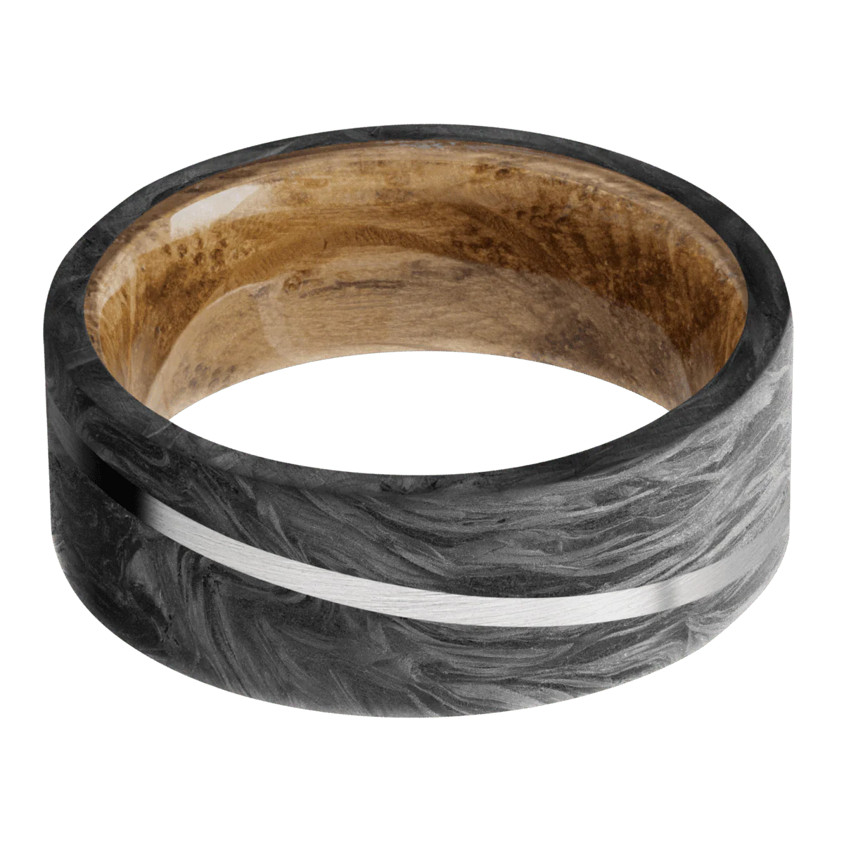 Forged Carbon Fiber + None Finish + Whiskey Barrel - Image 3