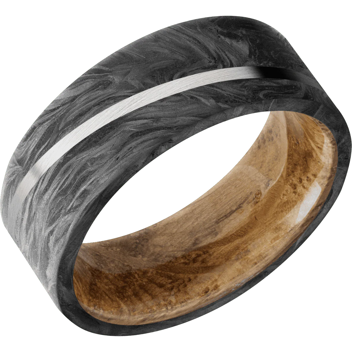 Forged Carbon Fiber + None Finish + Whiskey Barrel - Image 2