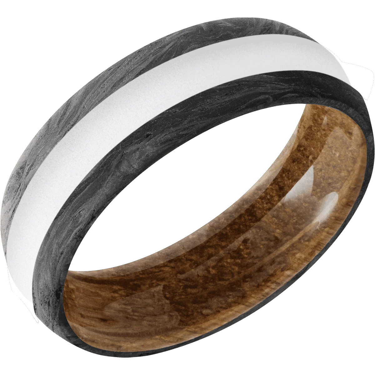 Forged Carbon Fiber + None Finish + Whiskey Barrel - Image 2