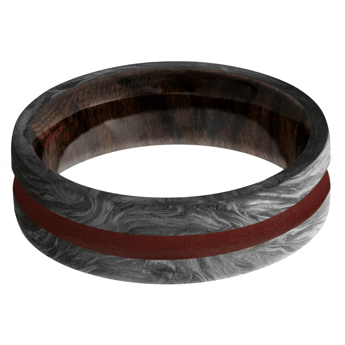 Forged Carbon Fiber + None Finish + Ziricote - Image 3