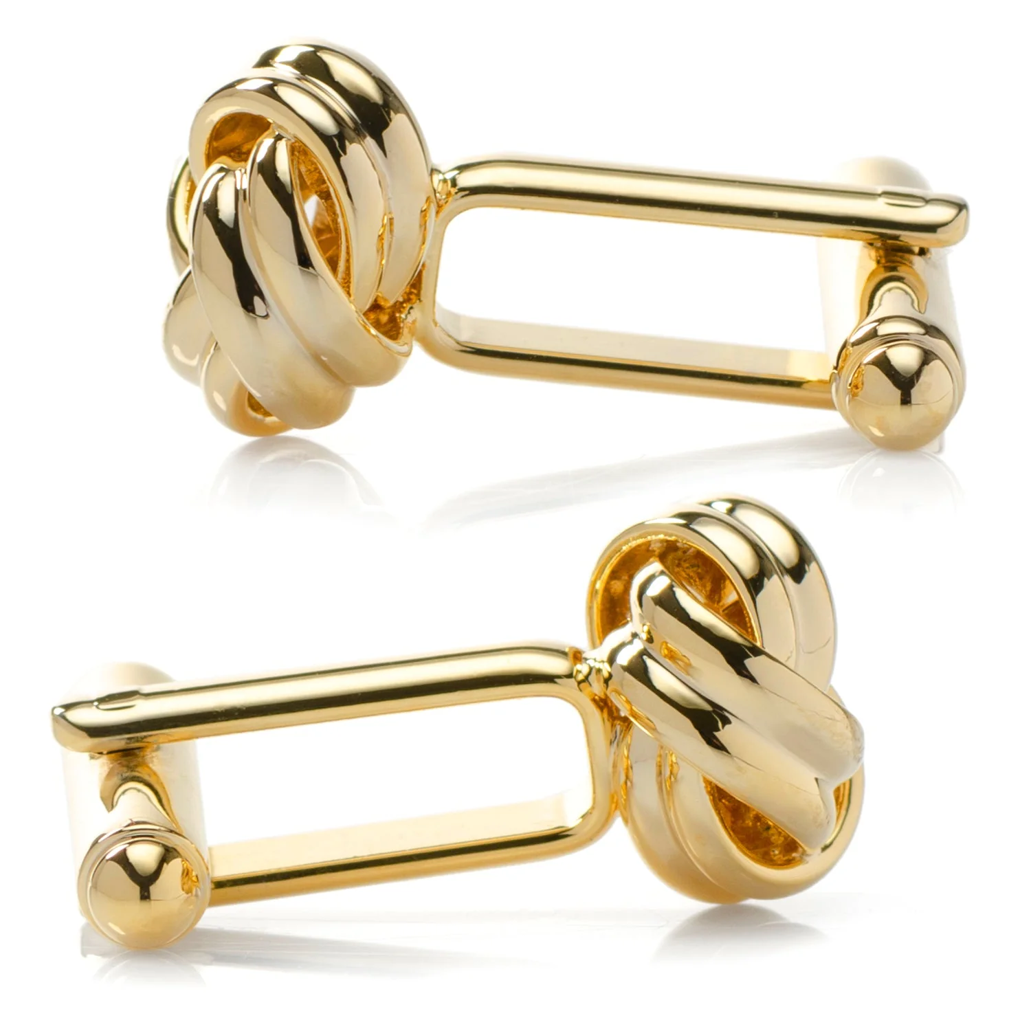 Gold Knot Cufflinks - Image 4