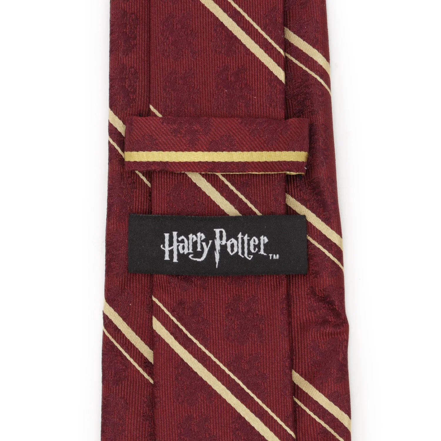 Harry Potter Gryffindor Maroon Stripe Silk Men's Tie - Image 5