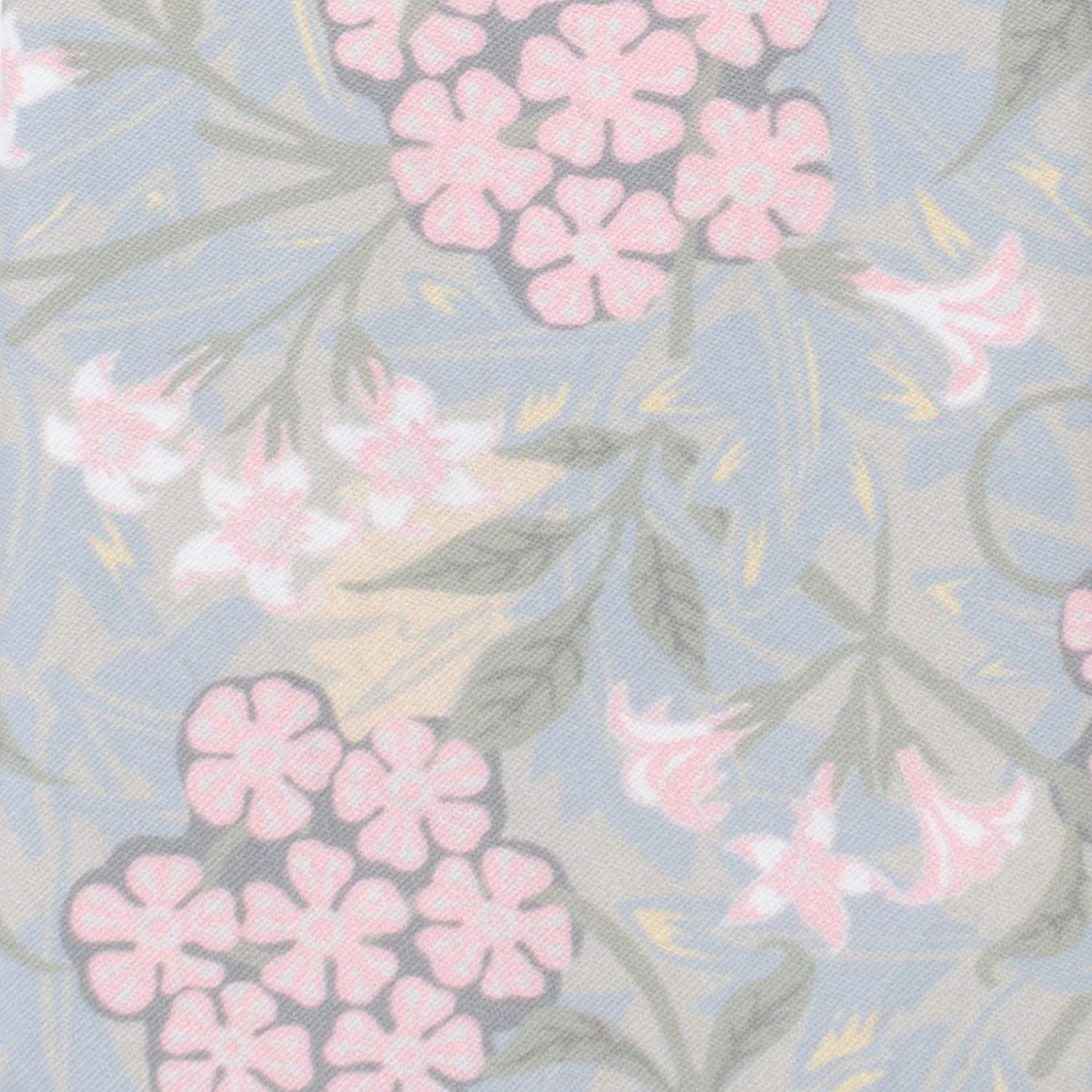 Light Blue Floral Men's Tie - Image 4