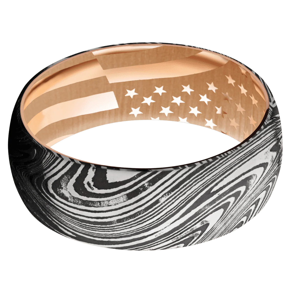 Marble + Acid Finish + 14K Rose Gold - Image 3